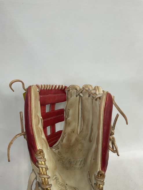 Vist Large View of Product Image Which is Used Rawlings LIBERTY ADVANCED BB/SB Glove RH Throw Brown 13"