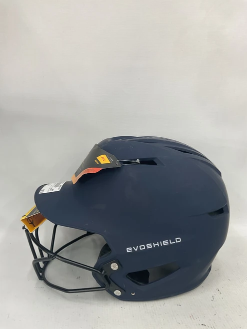 Vist Large View of Product Image Which is Used Evoshield XVT 2 SB HELMET Batting Helmet w/Mask Navy Blue MD