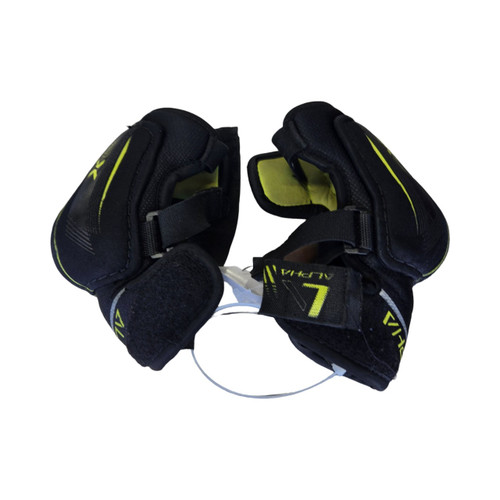 Vist Large View of Product Image Which is Used Warrior ALPHA QX YTH XL ELBOW PADS Youth Elbow Pads XL