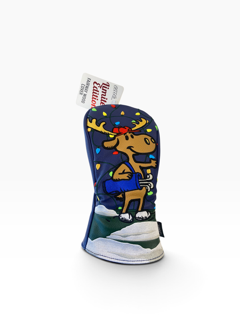 Vist Large View of Product Image Which is REINDEER HEAD COVER Golf Accessory