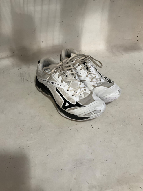 Vist Large View of Product Image Which is Used Mizuno VB Shoes Adult White Senior 7.5