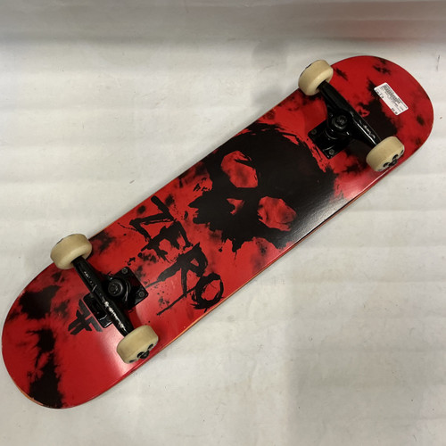 Vist Large View of Product Image Which is Used Zero SKULL Complete Skateboard Red 8"