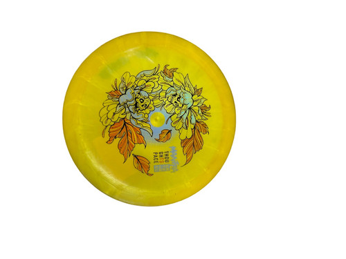 Vist Large View of Product Image Which is Used Thought Space Athletics ETHEREAL MANTRA Disc Golf Driver Yellow 174g
