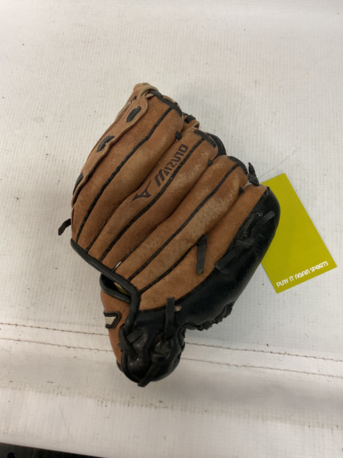 Vist Large View of Product Image Which is Used Mizuno POWER CLOSE BB/SB Glove T-ball Brown 10"