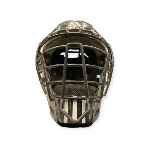 Vist Large View of Product Image Which is Used Adidas CATCHER MASK 6 1/4 - 7 Catchers Helmet w/Mask Black MD