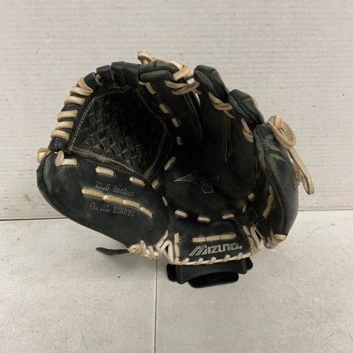 Vist Large View of Product Image Which is Used Mizuno GPSL 1250F3 BB/SB Glove RH Throw Black 12 1/2"