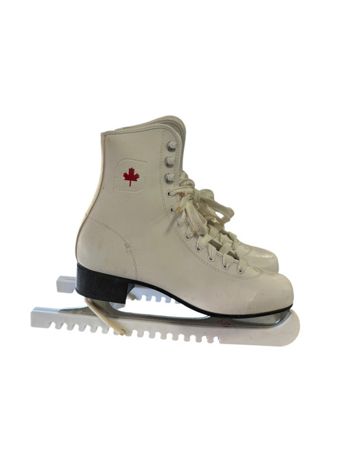 Vist Large View of Product Image Which is Used WHITE FIGURE SKATES S9 WomensFigure Skate White Senior 9