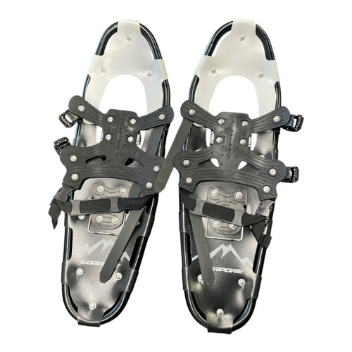 Vist Large View of Product Image Which is Used LEKI GORPORE SNOWSHOES W/ TREKKING POLES Snowshoes Mens Black 25"