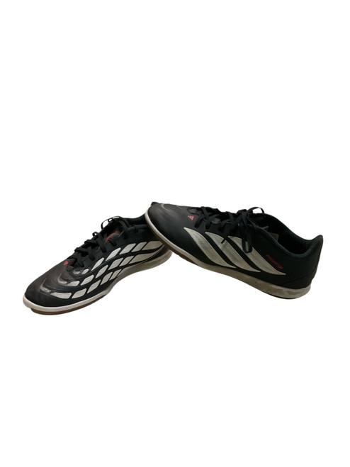 Vist Large View of Product Image Which is Used Adidas Soccer Indoor Shoes Black Senior 7