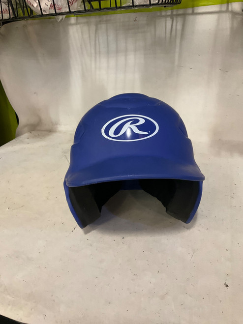 Vist Large View of Product Image Which is Used Rawlings BATTING HELMET Batting Helmet No Mask Royal Blue MD