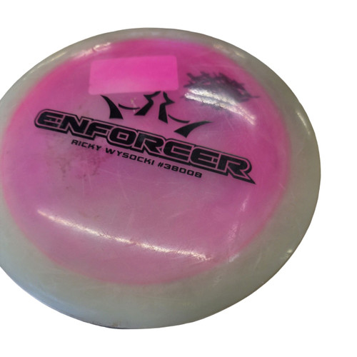 Vist Large View of Product Image Which is Used Dynamic Discs ENFORCER Disc Golf Driver Pink