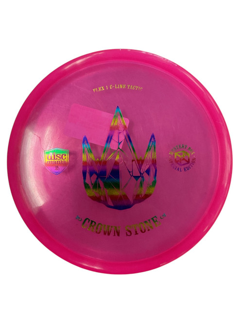 Vist Large View of Product Image Which is Used Discmania CROWN STONE Disc Golf Putter Pink 175g