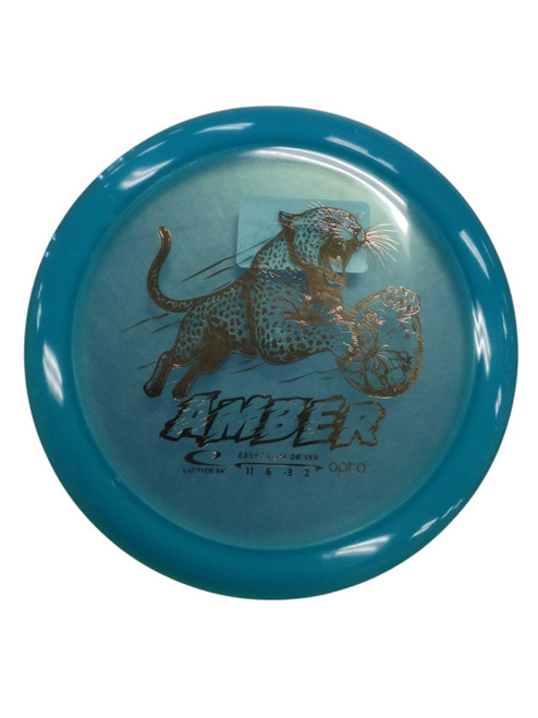 Vist Large View of Product Image Which is Used OPTO Disc Golf Driver Teal 161g