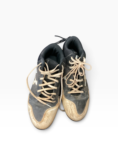 Vist Large View of Product Image Which is Used Under Armour BASEBALL CLEAT BB/SB Cleats Black Senior 11.5