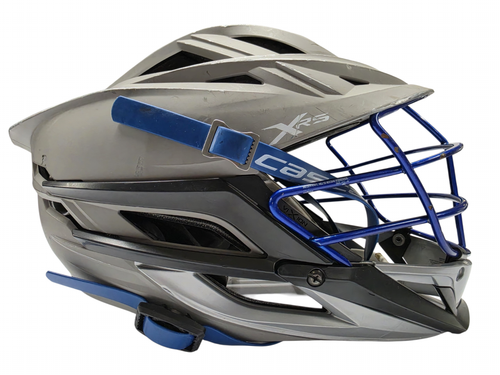 Vist Large View of Product Image Which is Used Cascade XRS YOUTH Lacrosse Helmet Matte Grey/Black