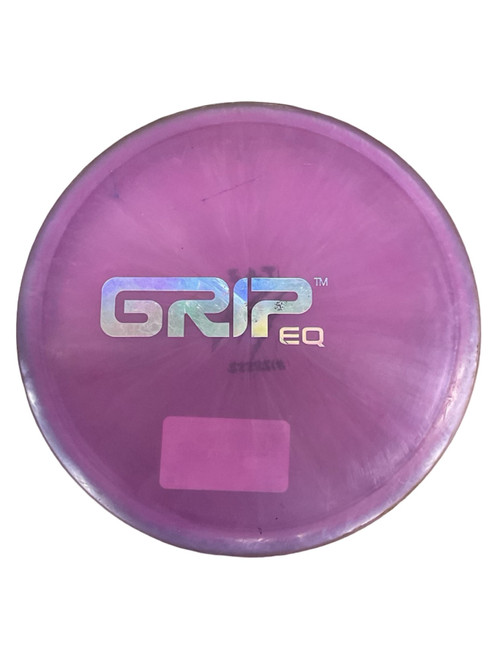Vist Large View of Product Image Which is Used Discraft Z BUZZZ GRIP EQ Disc Golf Mid Range Purple 180g