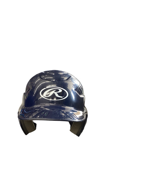 Vist Large View of Product Image Which is Used Rawlings RCFH 6 1/2 - 7 1/2 Batting Helmet No Mask Navy Blue S/M