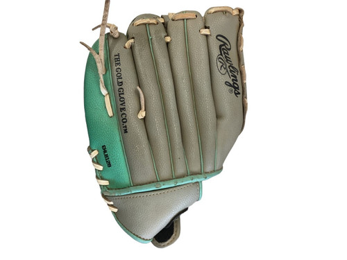 Vist Large View of Product Image Which is Used Rawlings RBG138TB BB/SB Glove LH Throw Black 11"