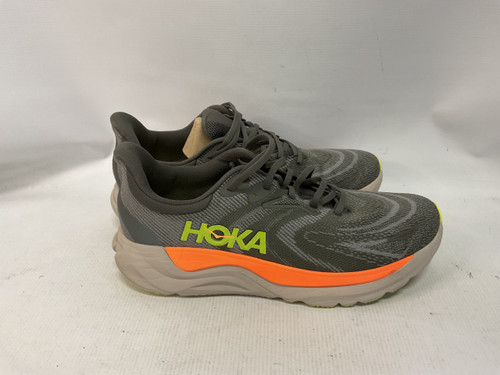 Vist Large View of Product Image Which is Used Hoka Running/X-Train Shoes M Charcoal And Orange Senior 14