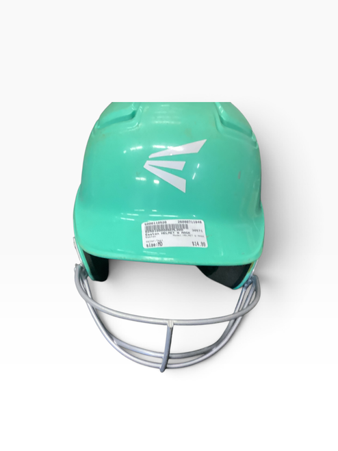 Vist Large View of Product Image Which is Used Easton HELMET W MASK Batting Helmet w/Mask Teal MD