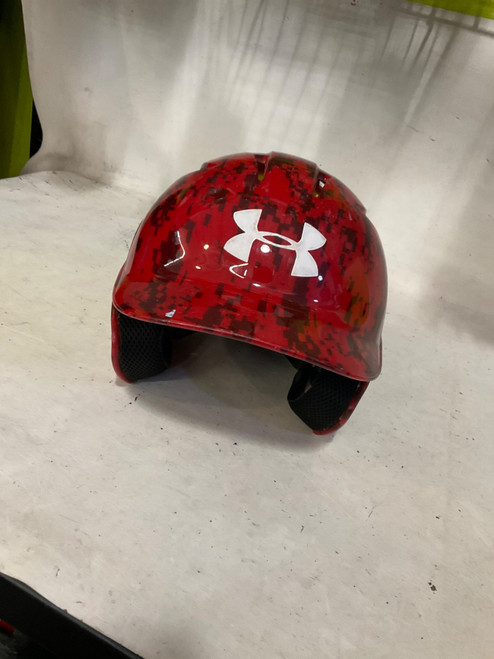 Vist Large View of Product Image Which is Used Under Armour BB HELMET Batting Helmet No Mask Red SM