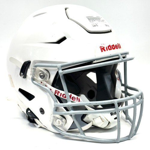 Vist Large View of Product Image Which is Used Riddell 2023 SPEEDFLEX YOUTH FB Helmet White XL