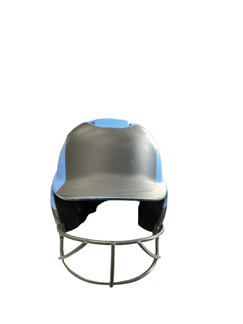 Vist Large View of Product Image Which is Used Easton 6 1/4 - 6 7/8 Batting Helmet w/Mask Carolina Blue One Size