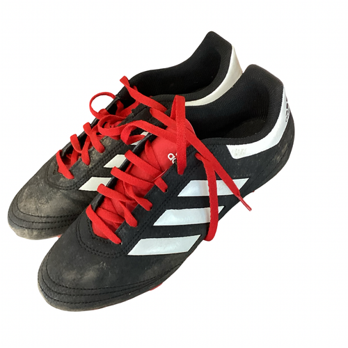 Vist Large View of Product Image Which is Used Adidas Soccer Cleats Black Senior 7.5