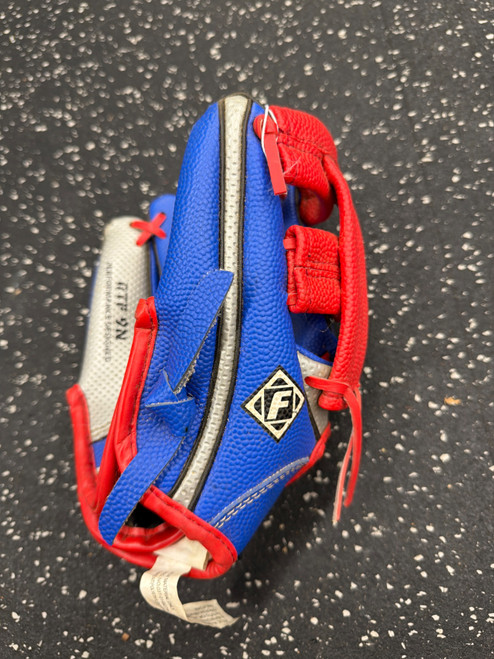 Vist Large View of Product Image Which is Used Franklin RTP BB/SB Glove T-ball Royal Blue 9"