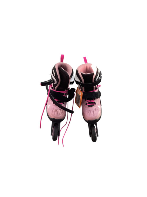 Vist Large View of Product Image Which is Used Rollerblade 2-5 ADJ ROLLER SKATES Senior Rec Fitness Skates Pink Adjustable
