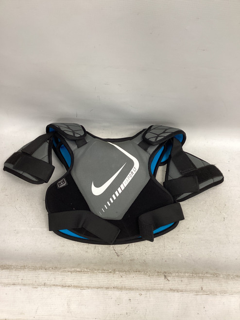 Vist Large View of Product Image Which is Used Nike VAPOR LT SHOULDERS Lacrosse Shoulder Pads Grey MD