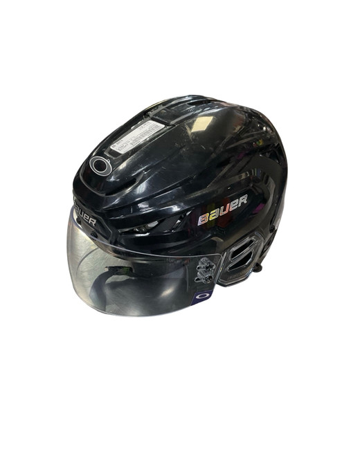 Vist Large View of Product Image Which is Used Bauer HYPERLITE 2 Helmet Half Visor Combo Black M/L