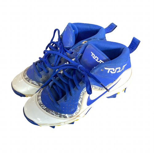 Vist Large View of Product Image Which is Used Nike TROUT SZ 4 BB/SB Cleats Royal Blue Junior 04