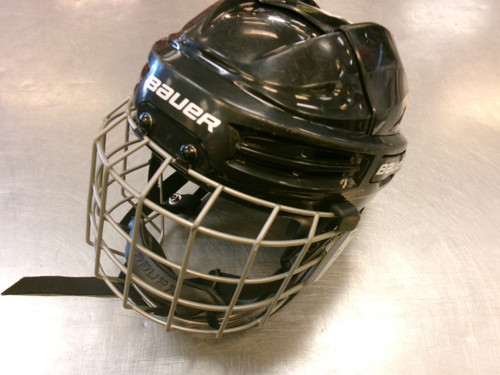 Vist Large View of Product Image Which is Used Bauer IM5 5.0 Helmet Cage Combo Black SM