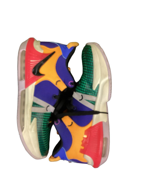 Vist Large View of Product Image Which is Used Nike Basketball Shoes M Yellow And Royal Blue Senior 7