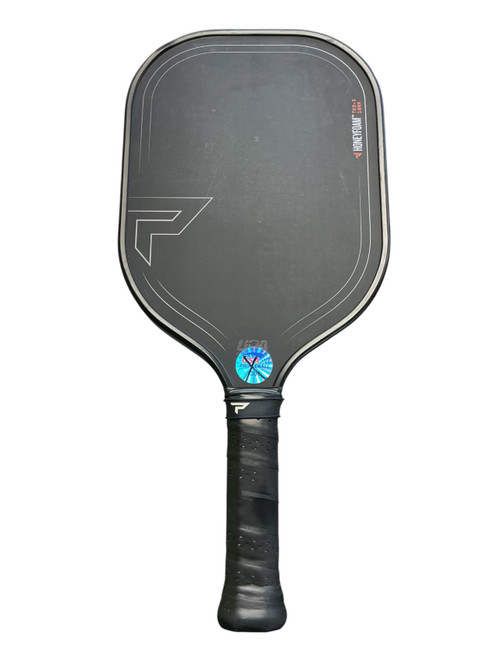 Vist Large View of Product Image Which is Used PADDLETEK HONEYFOAM TKO-X Pickleball Racquet Black