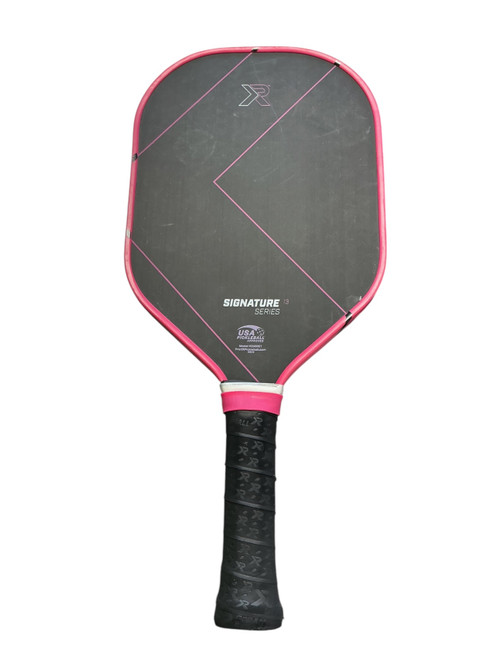 Vist Large View of Product Image Which is Used XR SIGNATURE SERIES 13 Pickleball Racquet Pink