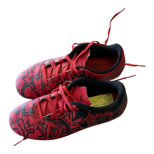 Vist Large View of Product Image Which is Used Puma Soccer Cleats Red Youth 13.0