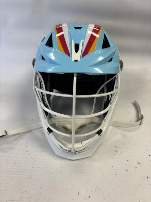 Vist Large View of Product Image Which is Used Cascade XRS PRO HELMET Lacrosse Helmet Royal Blue LG