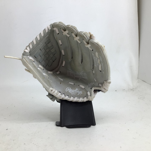 Vist Large View of Product Image Which is Used Rawlings HIGHLIGHT 10.5 IN RHT BB/SB GLOVE BB/SB Glove RH Throw Grey 10 1/2"