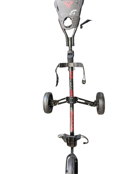 Vist Large View of Product Image Which is Used Callaway CALLAWAY DIABLO PUSH CART Golf Cart 3 Wheel