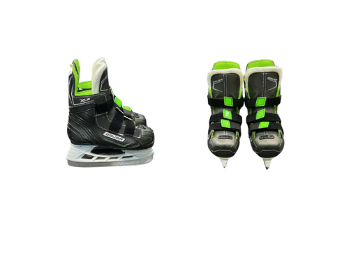 Vist Large View of Product Image Which is Used Bauer XLS Youth Hockey Skate Youth 09.0