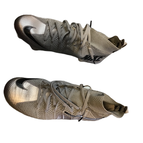 Vist Large View of Product Image Which is Used Nike FQ0235-004 Adult FB Cleats Grey Senior 10