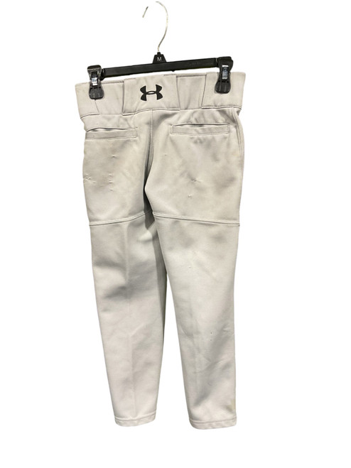 Vist Large View of Product Image Which is Used Under Armour BB PANTS BB/SB Pant Boys Grey XS