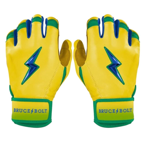 Vist Large View of Product Image Which is NEW BRUCE BOLT “COACH RAC CREATOR SERIES” PREMIUM SHORT CUFF BATTING GLOVES - XL