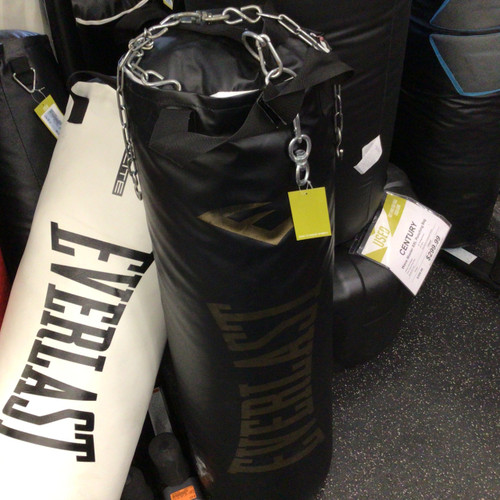 Vist Large View of Product Image Which is Used Everlast 80 LB HEAVY BAG Boxing Heavy Bag Black 80 lb