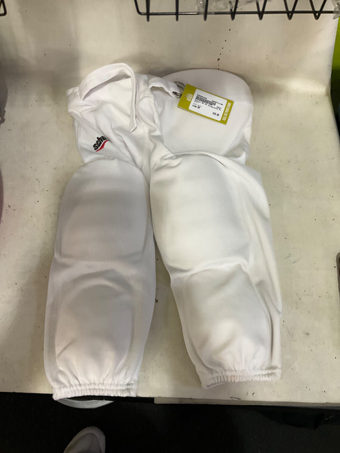 Vist Large View of Product Image Which is Used Schutt Adult FB Integrated Pants White SM