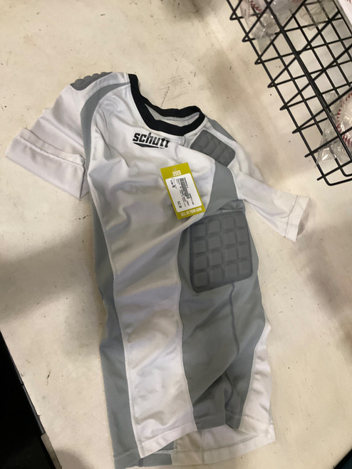 Vist Large View of Product Image Which is Used Schutt YM PADDED SHIRT FB Top Youth White MD