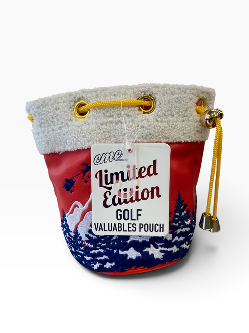 Vist Large View of Product Image Which is SANTA SLEIGH GOLF POUCH Golf Accessory