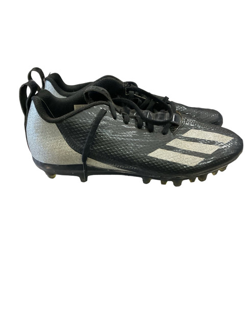 Vist Large View of Product Image Which is Adidas Jr, FB Cleats Black, Junior 06